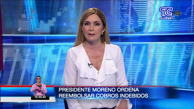 Presidente Moreno ordena reembolsar cobros indebidos