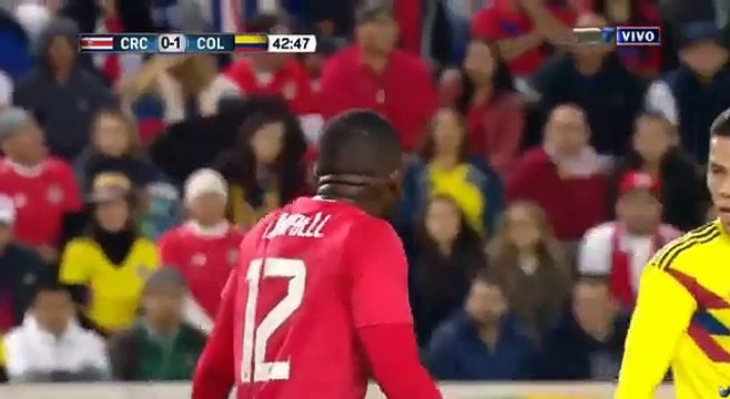 Kendall Waston Goal - Colombia vs Costa Rica 1-1