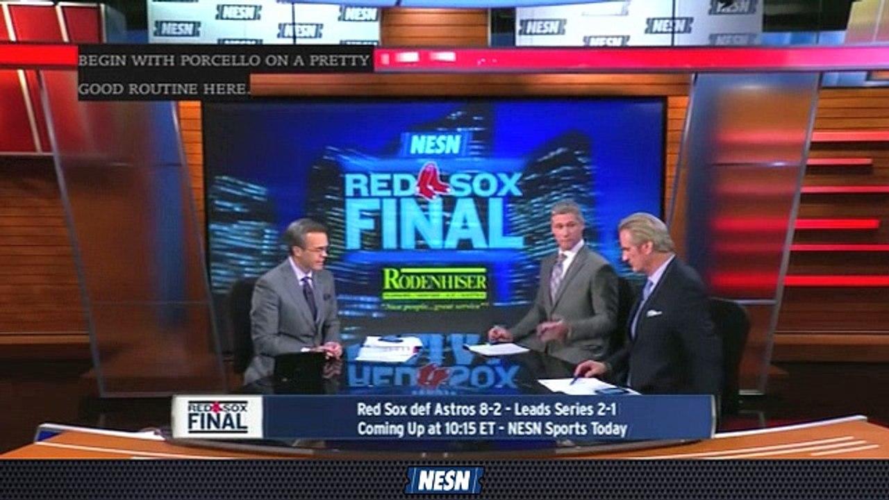 Tom Caron, Lenny DiNardo and Steve Lyons Discuss Game 4 Pitching Matchup
