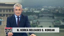 N. Korea releases S. Korean man arrested in Sept. for illegal entry