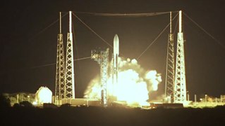 Launch of Atlas V551 Rocket with AEHF-4 US Air Force Satellite