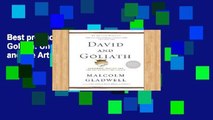 Best product  David and Goliath: Underdogs, Misfits, and the Art of Battling Giants
