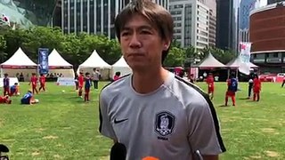 [직캠] 대한축구협회 홍명보 전무이사의 온두라스전 관전평