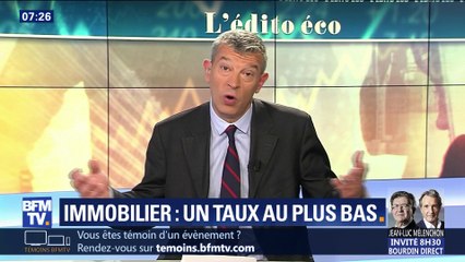 Immobilier: un taux au plus bas
