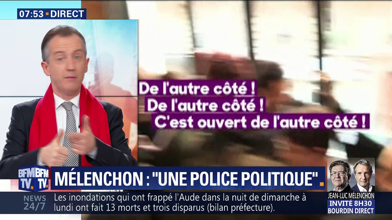 L’édito de Christophe Barbier: Mélenchon, "une police politique"