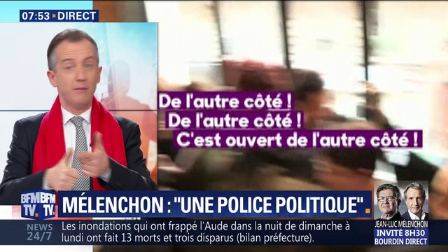 L’édito de Christophe Barbier: Mélenchon, une police politique