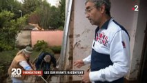 Regardez le témoignage de ce survivant après les inondations dans l'Aude - Vidéo