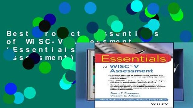 Best product  Essentials of WISC-V Assessment (Essentials of Psychological Assessment)
