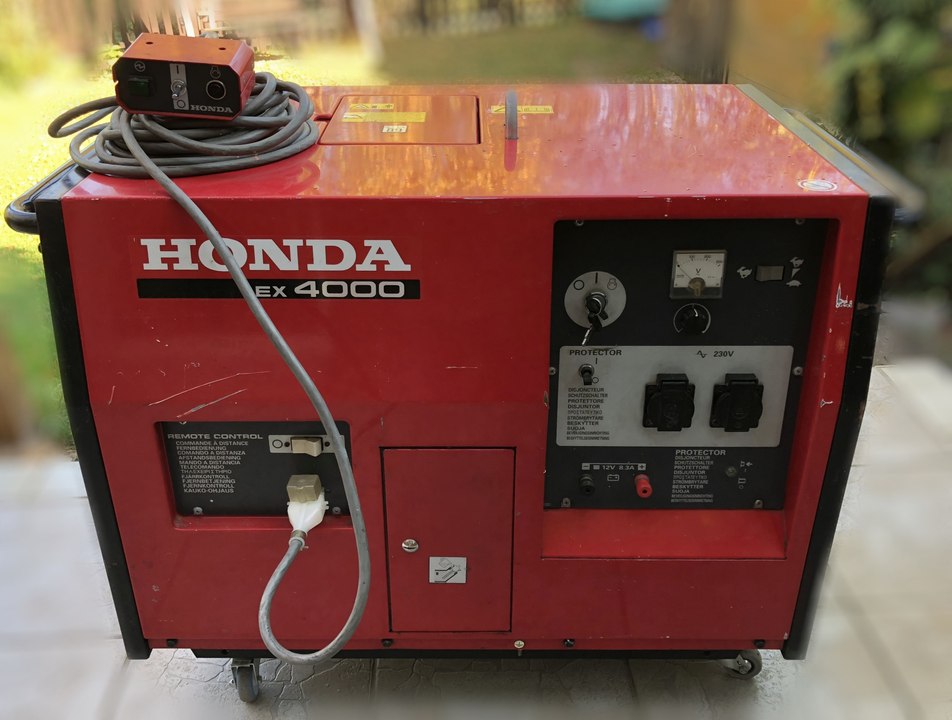 Honda EX4000 Generator Stromerzeuger Aggregat mit Fernbedienung