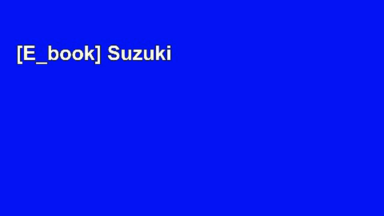 [E_book] Suzuki Violin School, Vol 1 (CD) (Suzuki Method)