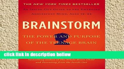 Best product  Brainstorm: The Power And Purpose Of The Teenage Brain