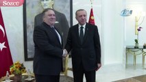 ABD Dışişleri Bakanı Pompeo Cumhurbaşkanı Erdoğan ile görüştü