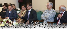 SindhCM addresses the participants of Ward Course of National Defence University at CM House