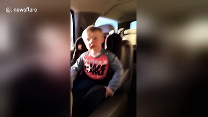 Two-year-old has adorable reaction to first Halloween scare