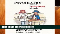Best product  Psychiatry Made Ridiculously Simple (Medmaster Ridiculously Simple)