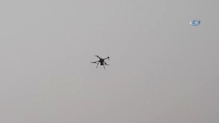 Gaziantep'te Jandarmadan Droneli Trafik Denetimi