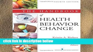 Library  The Handbook of Health Behavior Change