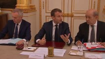 Conseil des ministres: Emmanuel Macron prévient 