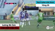 Thanh Thắng cản phá xuất sắc dẫn đầu top 5 pha cứu thua vòng 25 V-League 2018  VPF Media