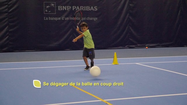 Points clés fond de court terrain blanc