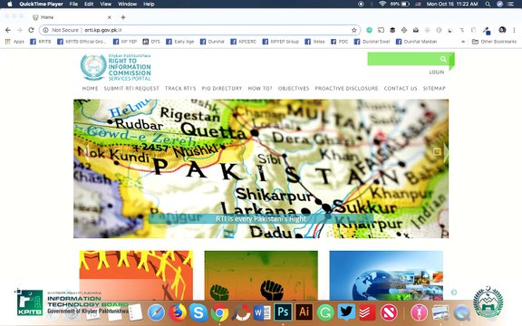 KP Web-Portal Training Video for Citizens - ERTI Training tutorial for Citizens