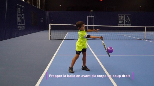 Points clés du fond de court sur terrain violet