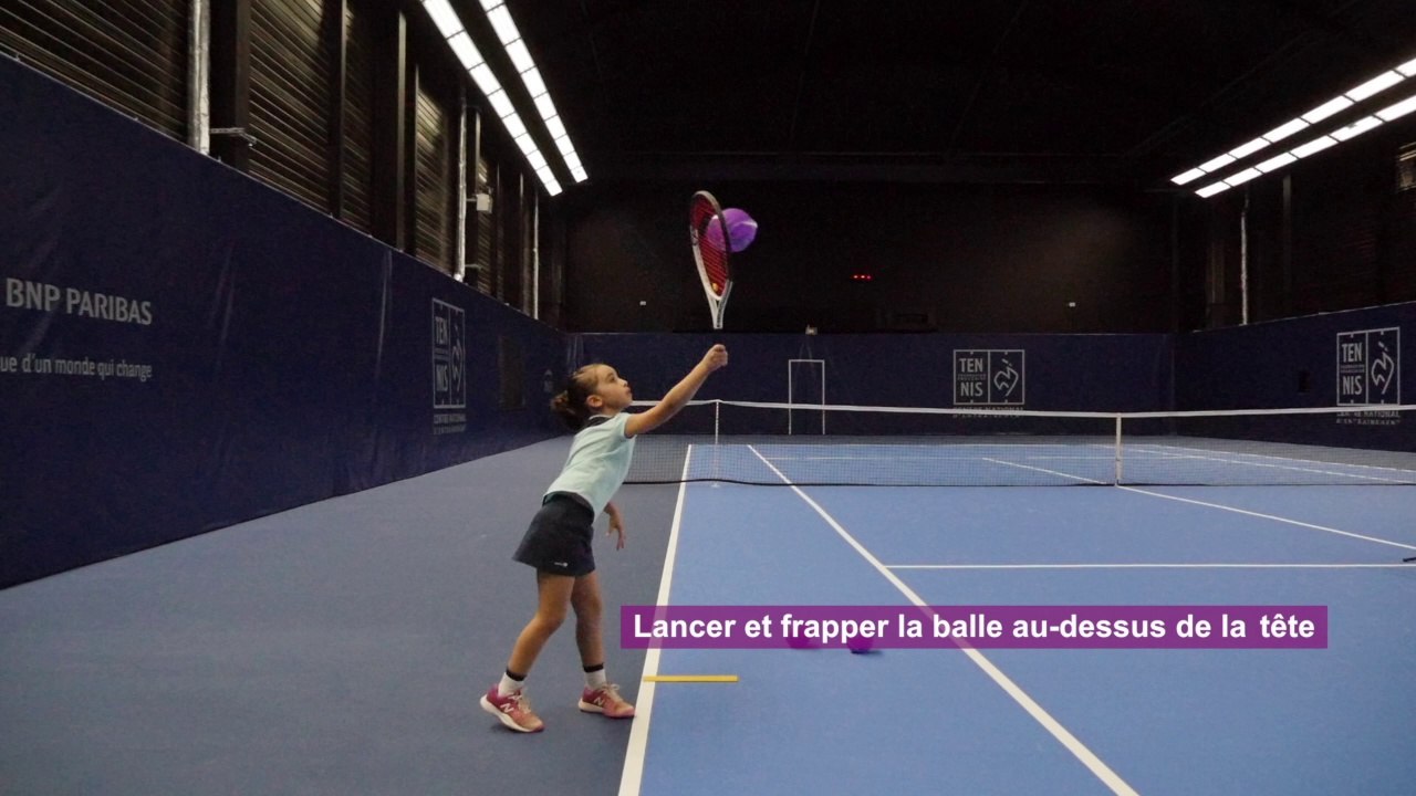 Points clés du service sur terrain violet