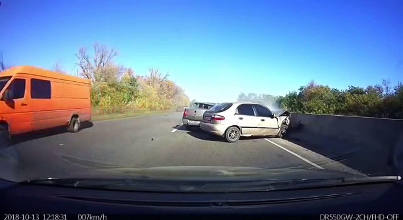 Смертельное ДТП на трассе Киев-Одесса_ видео момента аварии