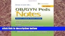 Popular Ob/Gyn Peds Notes 3e