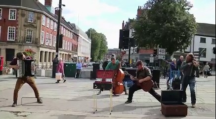 Hyde Family Jam Busk In York!
