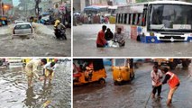 Heavy Rain Lashes Hyderabad City | నగరం లో భారీ వర్షాలు | Oneindia Telugu
