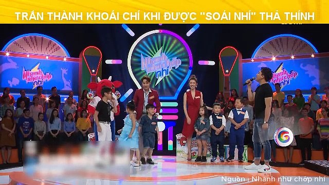 Trấn Thành thích thú khi được soái nhí thả thính