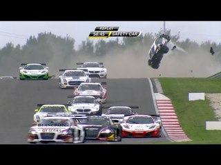 Lamborghini in massive crash at Slovakia Ring Circuit