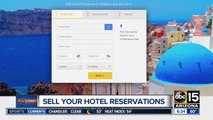 You can now sell your unused hotel reservations online