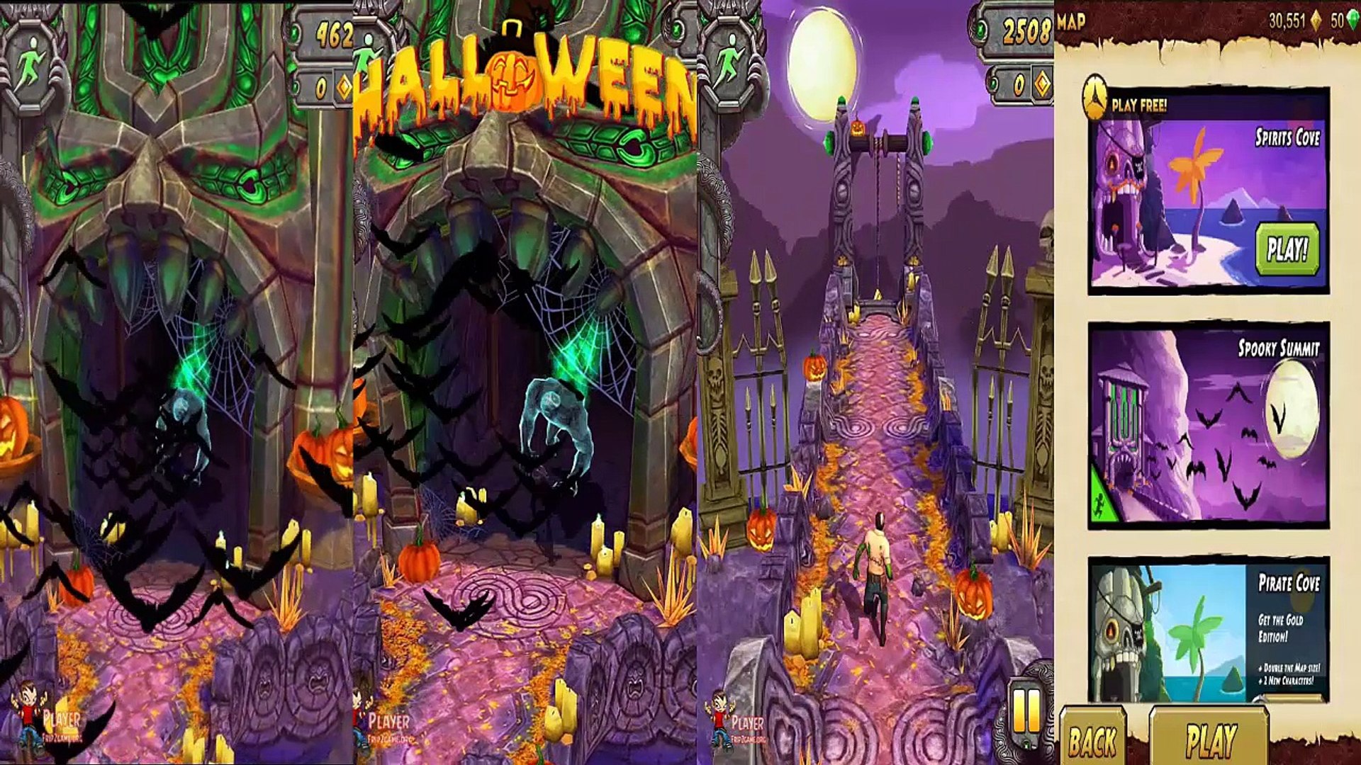 Temple Run 2 Halloween Unlock Karma Lee Vampire Vs Maria Selva Calavera Vs Guy Dangerous Frankenguy Vs Sir Montague Video Dailymotion