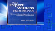 Popular Expert Witness Handbook: Tips and Techniques for the Litigation Consultant