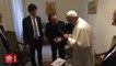 Pope Francis meets Wednesday with singer Paul David Hewson - Bono Vox of U2 fame - who expressed his support for the Pontifical Foundation Scholas Occurrentes,