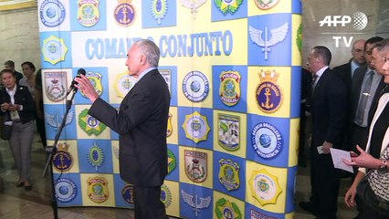 Policía Federal de Brasil pide imputar a Temer por corrupción