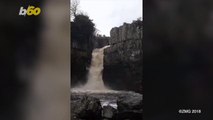 Amazing Video of Death-Defying Backflip Off England's Most Powerful Waterfall