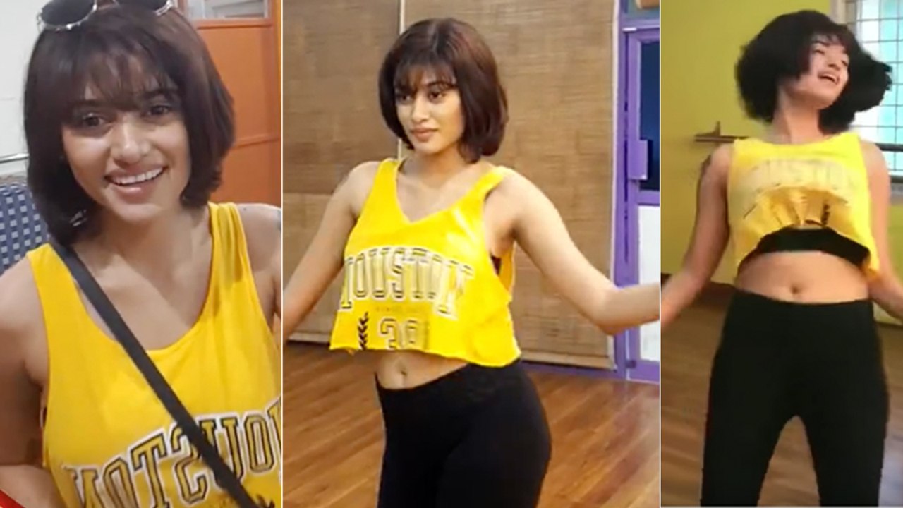 டிவி நிகழ்ச்சியில் மேடையில் குத்தாட்டம் போடும் ஓவியா-வைரல் வீடியோ