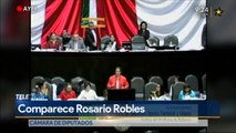 Comparece Rosario Robles. #TeleDiario #Mexico #Monterrey #Noticias