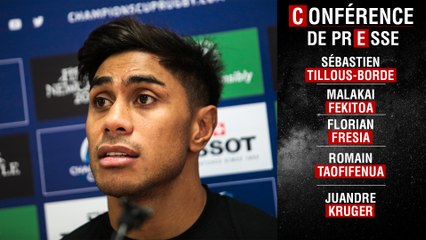 Conférence de presse d'avant-match J2 ERCC Edimbourg-Toulon