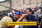 Iquitos: seis familias se enfrentaron a la policía para evitar ser desalojados