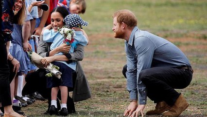 VÍDEO: La fascinación de un niño con la barba del príncipe Enrique de Inglaterra