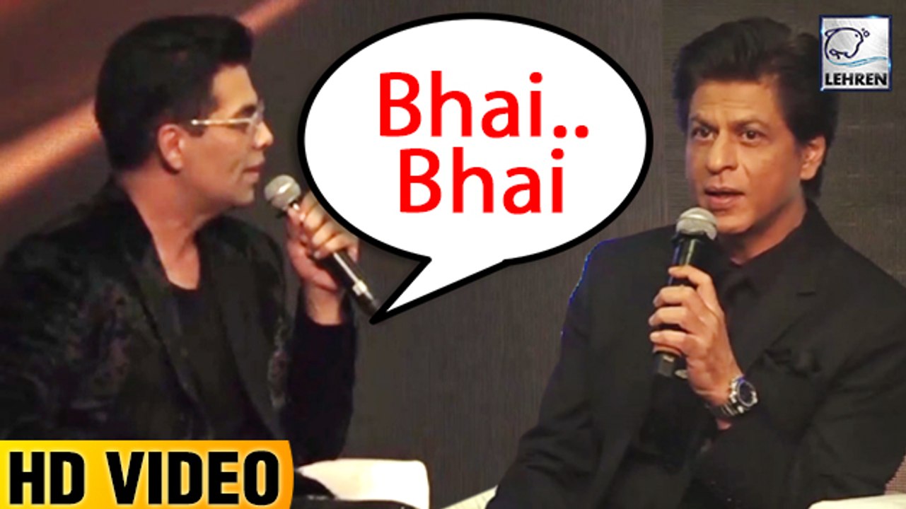 Karan Johar Clarifies Relationship Status By Calling Shah Rukh Khan "Bhai"