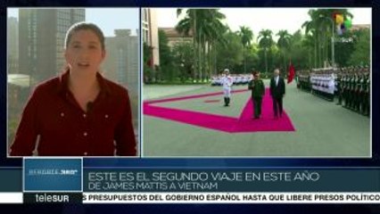 Inicia segunda visita de James Mattis a Vietnam