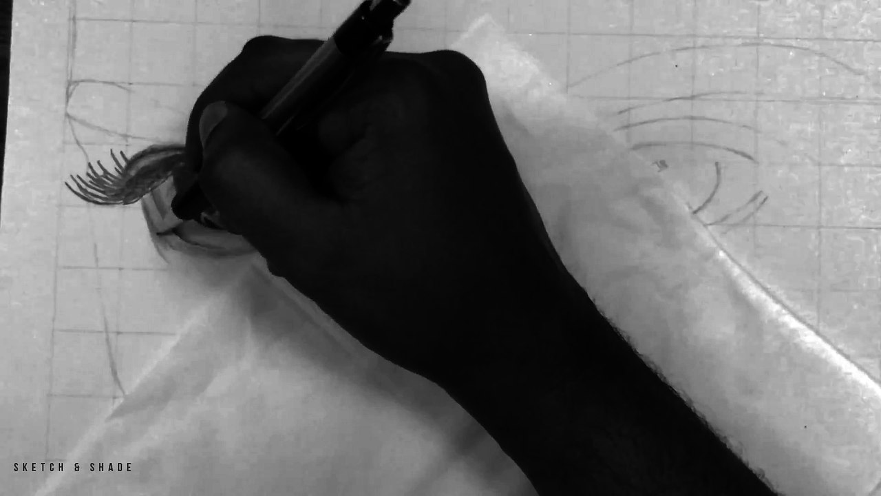 How to draw a realistic eyes and nose | Pencil Drawing Time-lapse