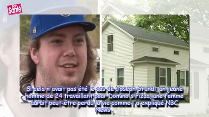 Le livreur de pizza comprend que la femme est en danger en déposant la commande et ..