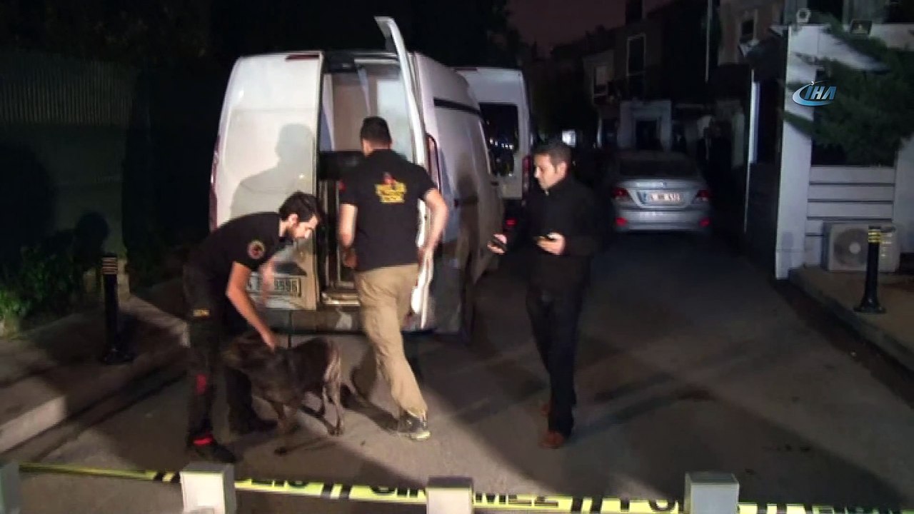 Suudi Arabistan Başkonsolosluğu konutuna arama köpeği getirildi