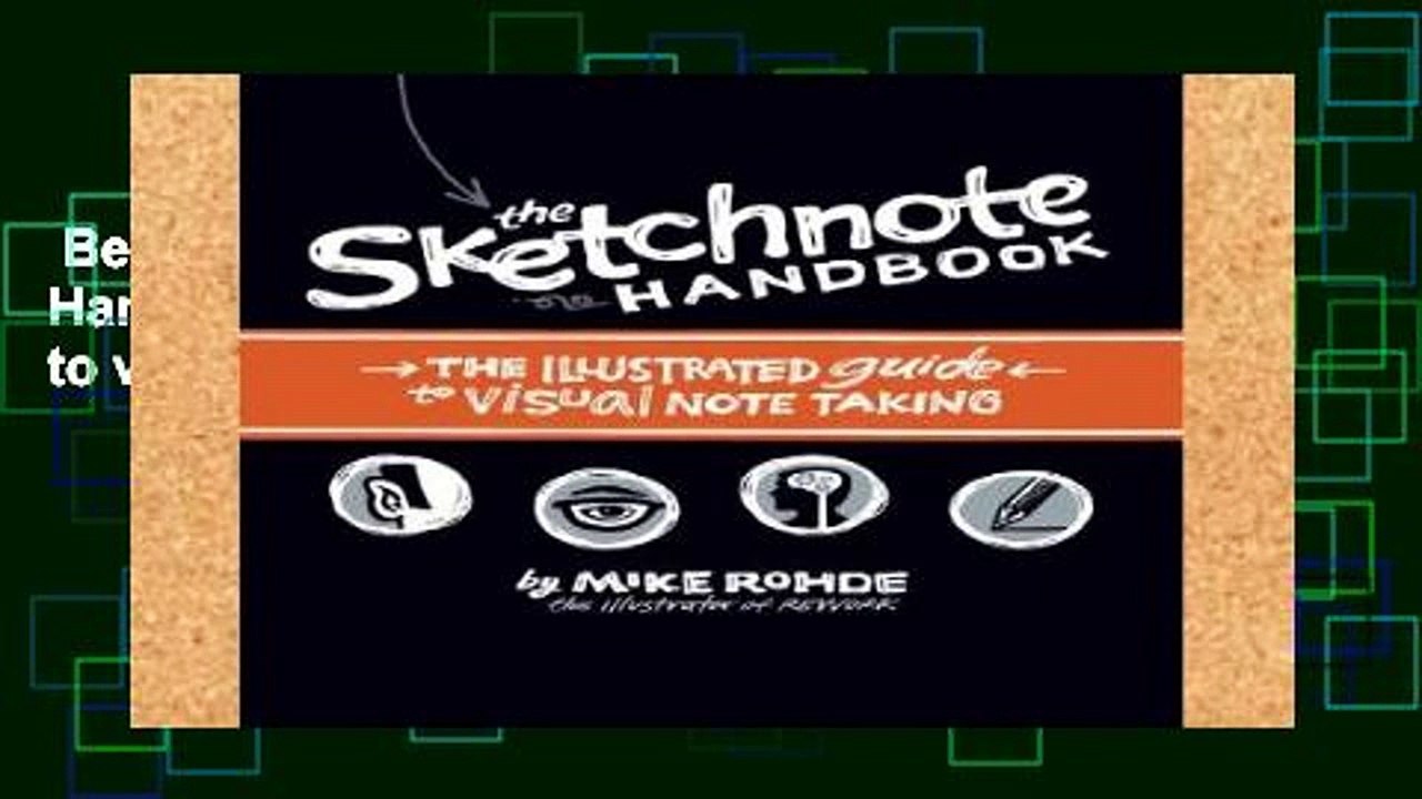 Best product  The Sketchnote Handbook: the illustrated guide to visual note taking